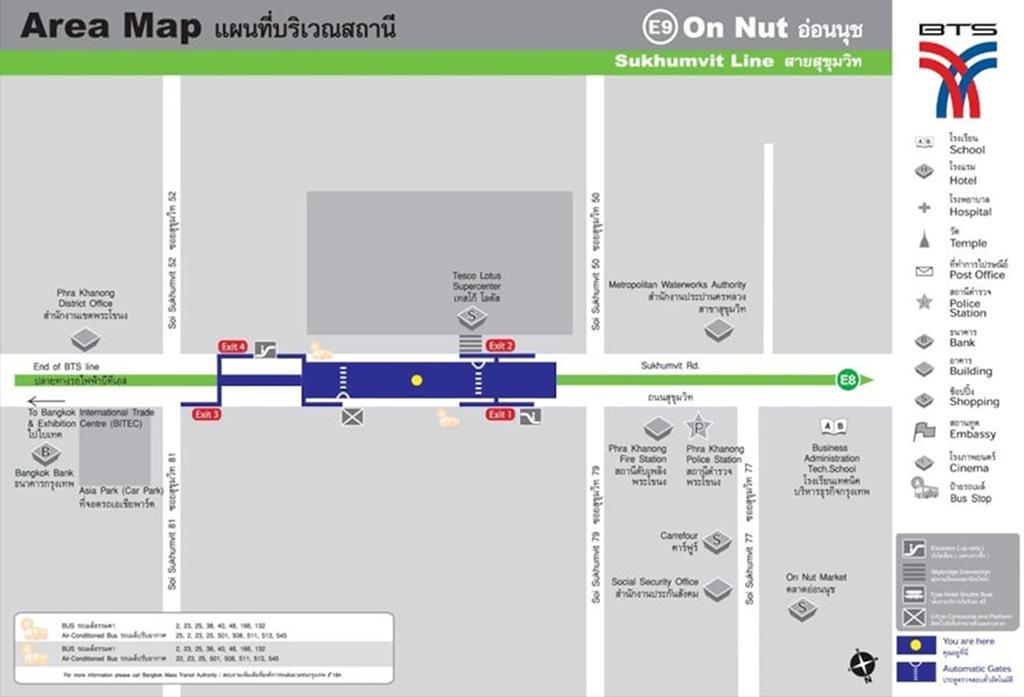 1Br Condo 5 Min To Bts 1000Mbps Fiber Wi-Fi Bangkok Exteriér fotografie